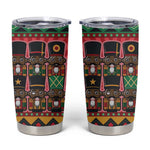 Black Nutcrackers Tumbler Cup Afro Christmas