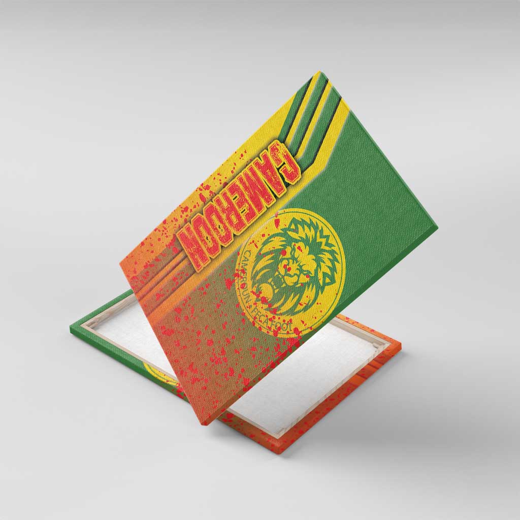Cameroon Soccer Canvas Wall Art Indomitable Lions Football - Road To Champion