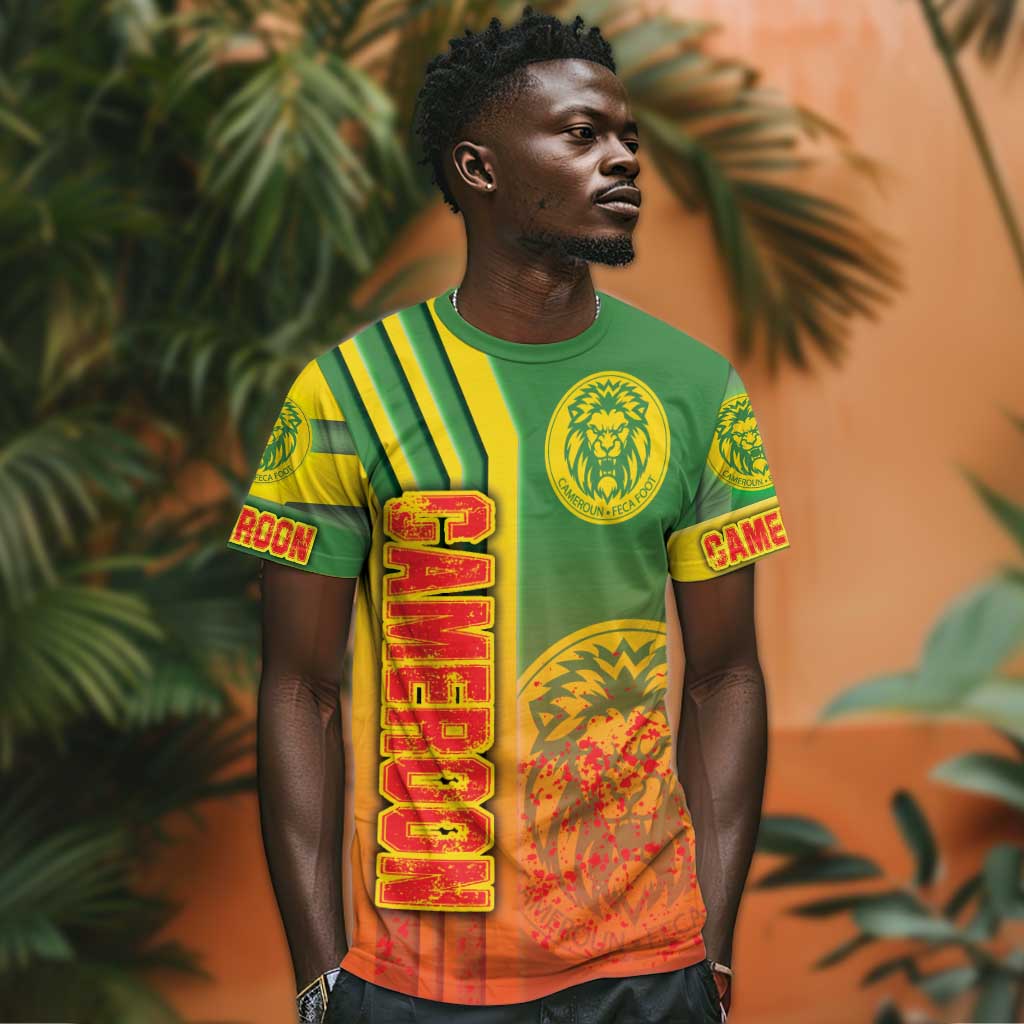 Cameroon Soccer T shirt Indomitable Lions Football - Road To Champion