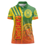 Cameroon Soccer Women Polo Shirt Indomitable Lions Football - Road To Champion