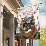 Never Underestimate A Girl Who Loves Reading Books Garden Flag African Book Lovers
