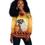Dear Black Girl Off Shoulder Sweater African Pride Black Women