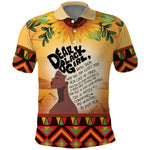 Dear Black Girl Polo Shirt African Pride Black Women