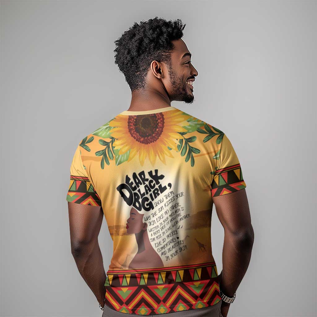 Dear Black Girl T shirt African Pride Black Women