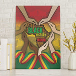 Black History Month Canvas Wall Art I Am Black