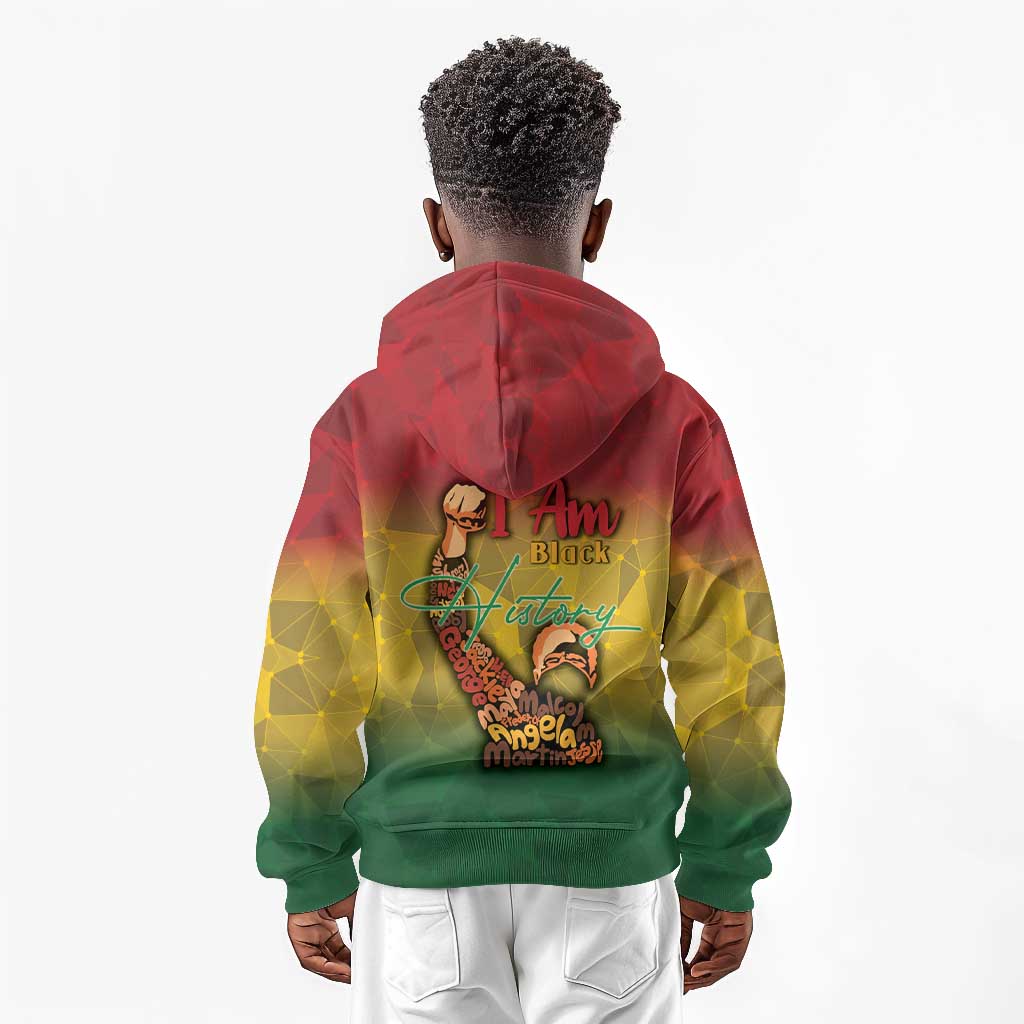 Black History Month Kid Hoodie I Am Black