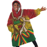 Black History Month Kid Wearable Blanket Hoodie I Am Black