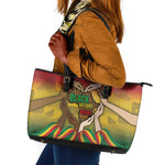 Black History Month Leather Tote Bag I Am Black