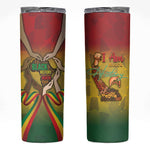 Black History Month Skinny Tumbler I Am Black