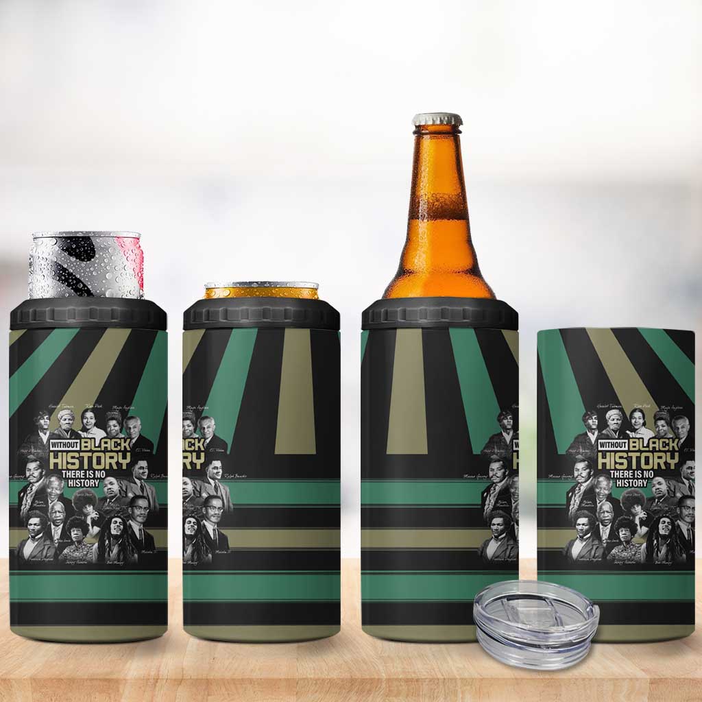 Black History Month 4 in 1 Can Cooler Tumbler Civil Rights Leaders