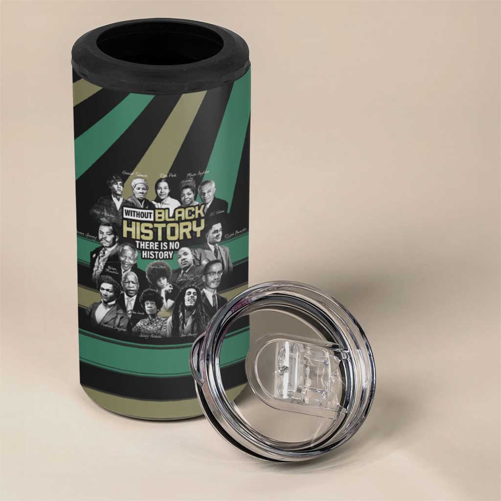 Black History Month 4 in 1 Can Cooler Tumbler Civil Rights Leaders