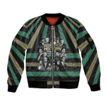 Black History Month Sleeve Zip Bomber Jacket Civil Rights Leaders