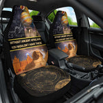 Afro Egyptian Pyramids Car Seat Cover Ancient African Achievements Galaxy