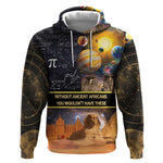 Afro Egyptian Pyramids Hoodie Ancient African Achievements Galaxy