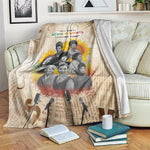 African Achievements Blanket Civil Rights Female Leaders Sunflower