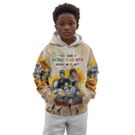 African Achievements Kid Hoodie Civil Rights Female Leaders Sunflower
