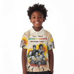 African Achievements Kid Polo Shirt Civil Rights Female Leaders Sunflower