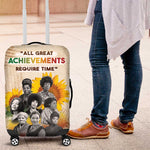 African Achievements Luggage Cover Civil Rights Female Leaders Sunflower