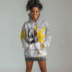 African American Coretta Scott King Hoodie Dress Honoring The Legacy Hand Draw Style