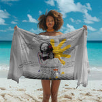 African American Coretta Scott King Sarong Honoring The Legacy Hand Draw Style