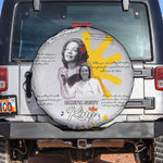 African American Coretta Scott King Spare Tire Cover Honoring The Legacy Hand Draw Style