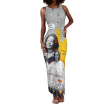 African American Coretta Scott King Tank Maxi Dress Honoring The Legacy Hand Draw Style