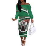 African Sudan Off The Shoulder Long Sleeve Dress Victory Is Ours - African Pride