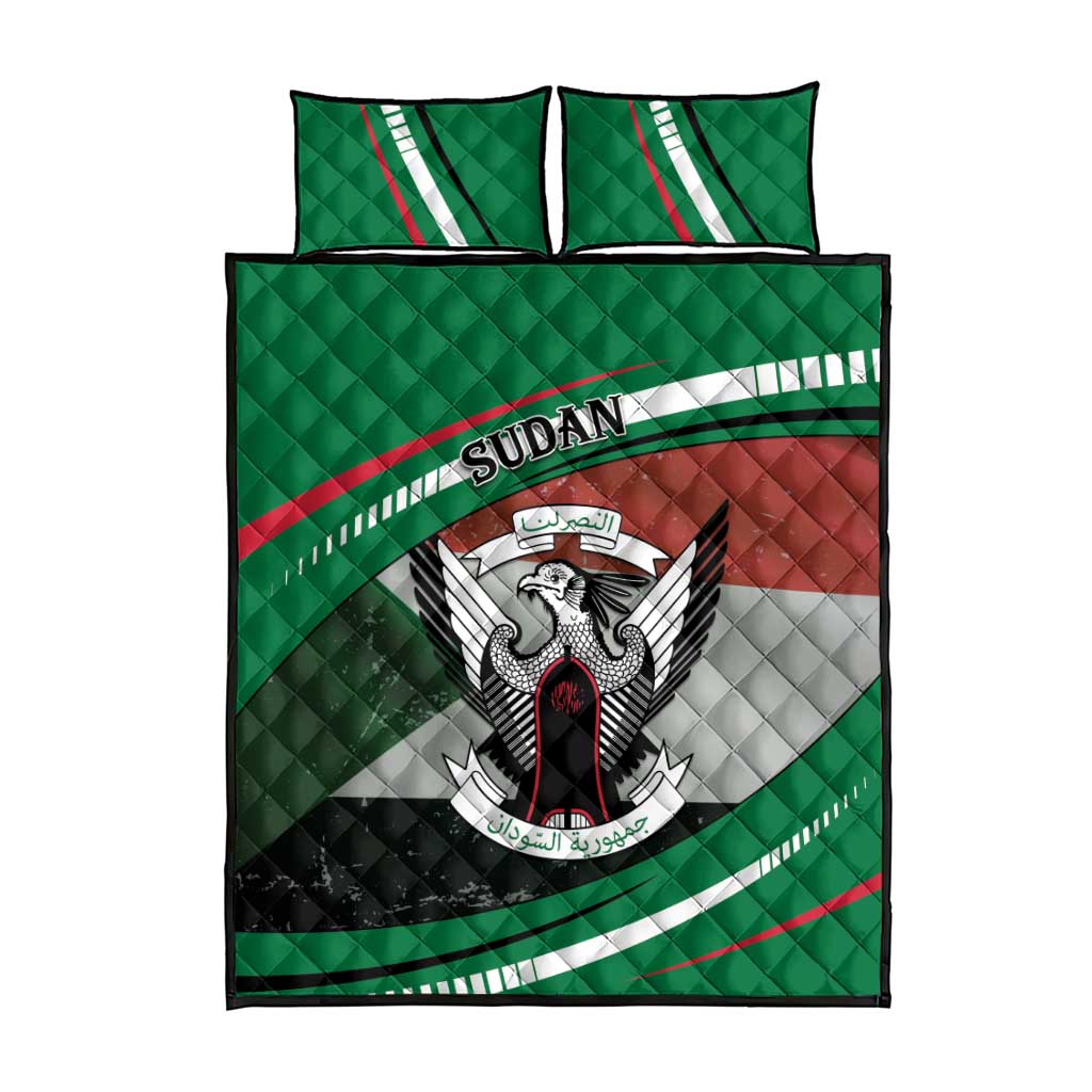 African Sudan Quilt Bed Set Victory Is Ours - African Pride