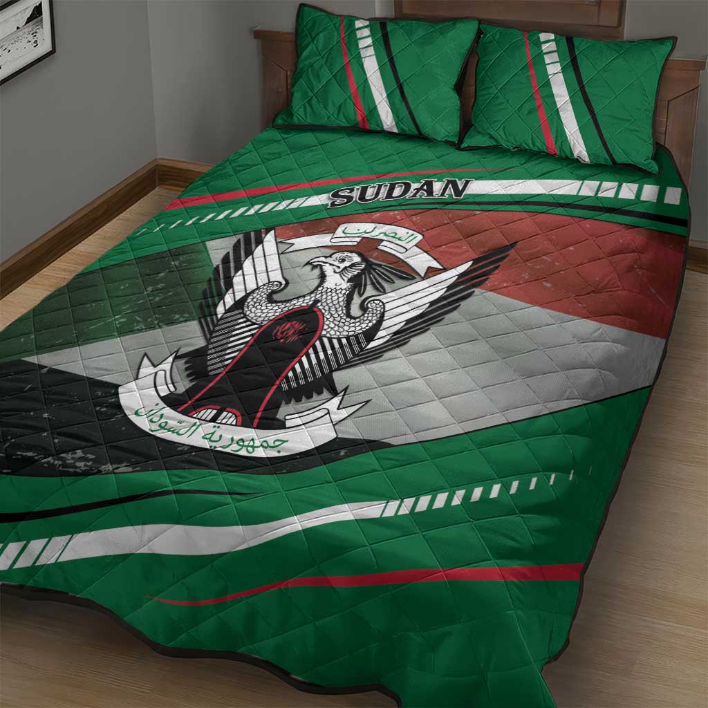 African Sudan Quilt Bed Set Victory Is Ours - African Pride