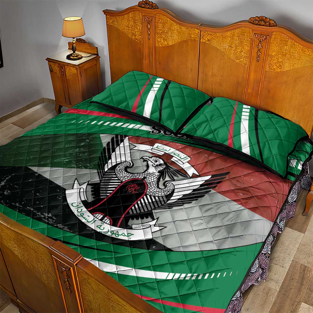 African Sudan Quilt Bed Set Victory Is Ours - African Pride