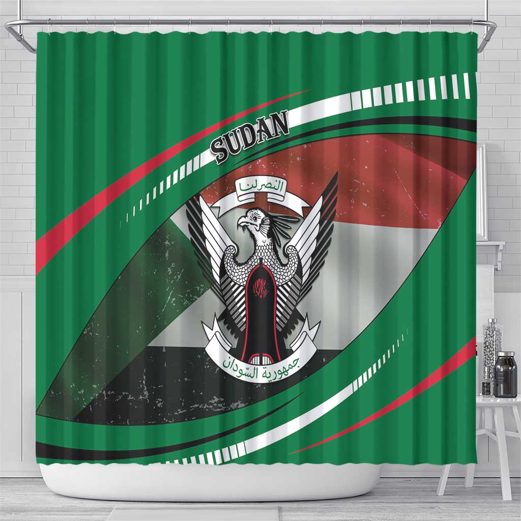 African Sudan Shower Curtain Victory Is Ours - African Pride