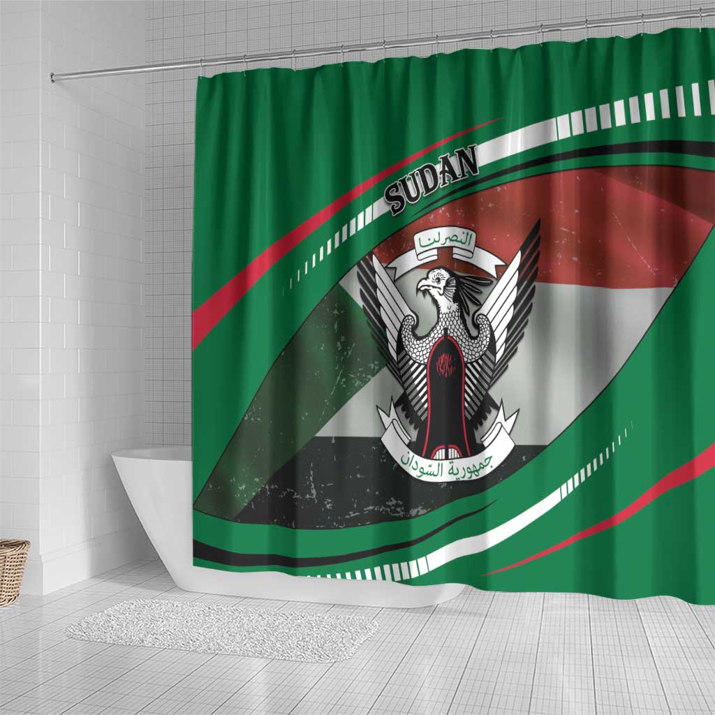 African Sudan Shower Curtain Victory Is Ours - African Pride