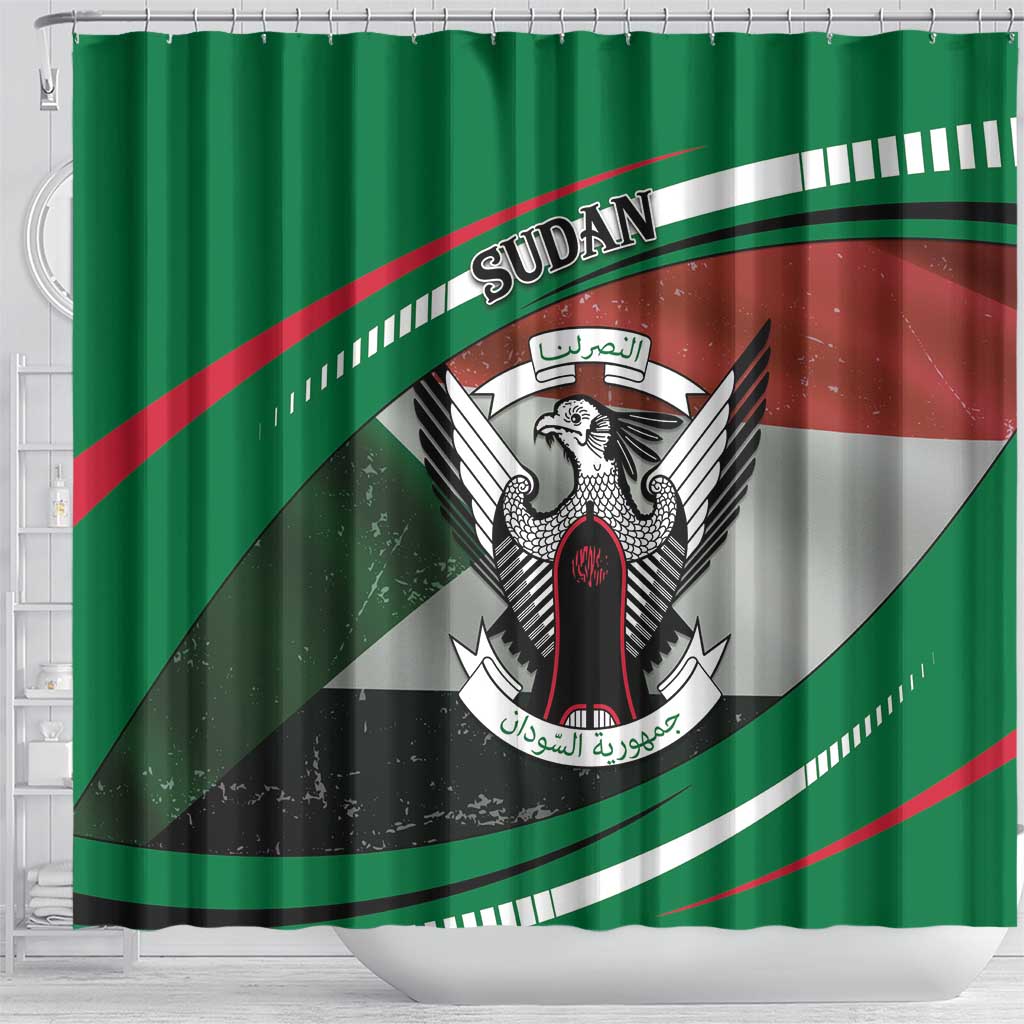 African Sudan Shower Curtain Victory Is Ours - African Pride