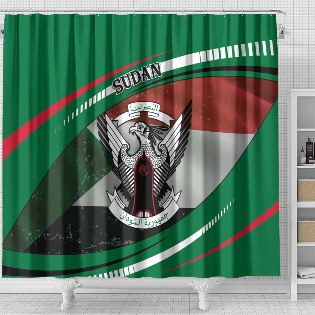 African Sudan Shower Curtain Victory Is Ours - African Pride