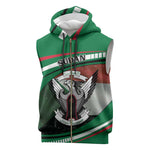 African Sudan Sleeveless Zip Hoodie Victory Is Ours - African Pride