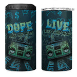 Dope Like Hip Hop 4 in 1 Can Cooler Tumbler Hiphop Graffiti Style - African Pride
