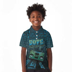 Dope Like Hip Hop Kid Polo Shirt Hiphop Graffiti Style - African Pride