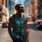 Dope Like Hip Hop Men Tank Top Hiphop Graffiti Style - African Pride