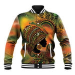 Black Women Baseball Jacket Afro Latina Queen - African Pride