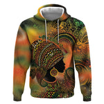 Black Women Hoodie Afro Latina Queen - African Pride