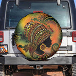 Black Women Spare Tire Cover Afro Latina Queen - African Pride