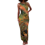Black Women Tank Maxi Dress Afro Latina Queen - African Pride