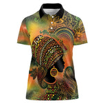 Black Women Women Polo Shirt Afro Latina Queen - African Pride