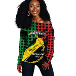 Personalized Juneteenth 1865 Off Shoulder Sweater Break Every Chain