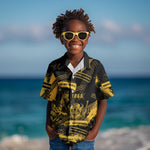 Buffalo Soldiers African American Kid Hawaiian Shirt Military Urban Retro Style - African Pride