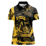 Buffalo Soldiers African American Women Polo Shirt Military Urban Retro Style - African Pride