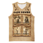 Black Cowboy Basketball Jersey African American Black History Western Grunge - African Pride