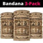 Black Cowboy Neck Gaiter African American Black History Western Grunge DT05