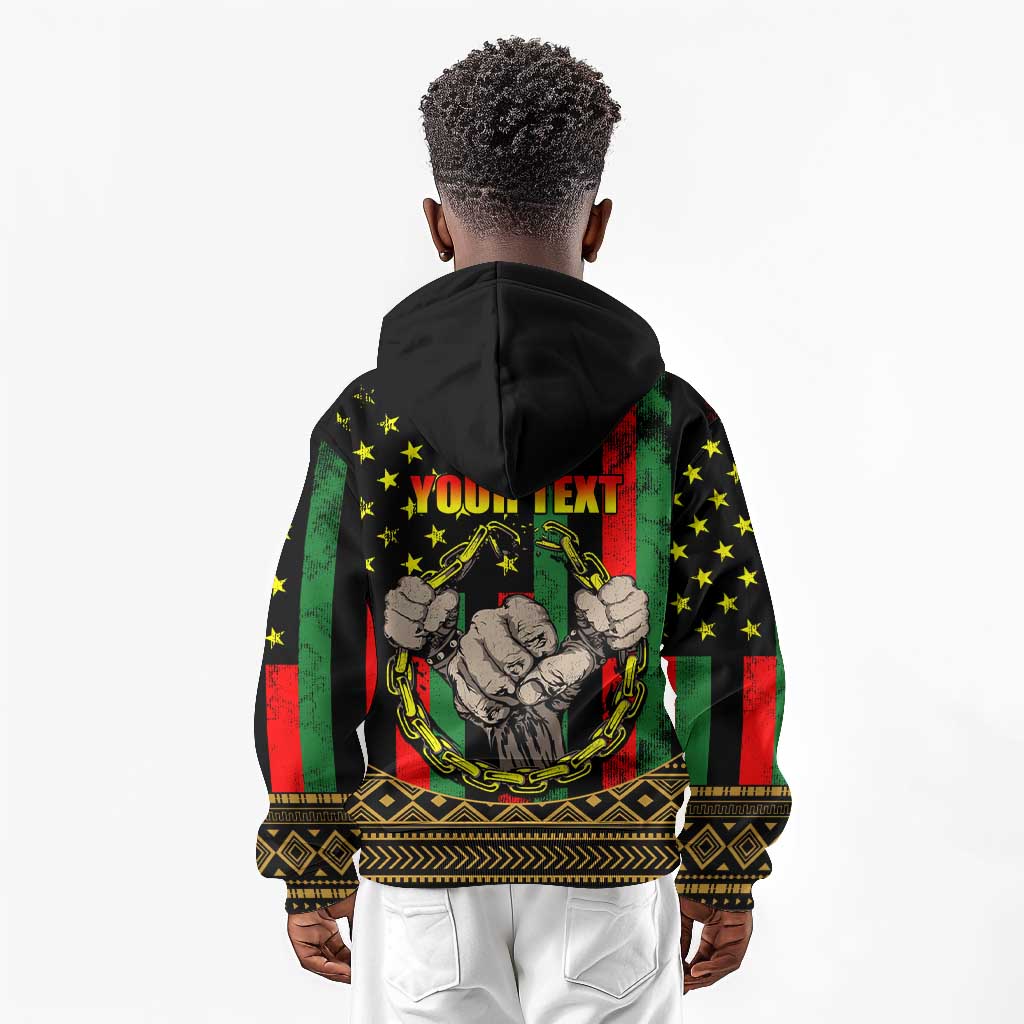 Juneteenth Celebration 2024 Kid Hoodie Black History June 19