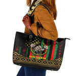Juneteenth Celebration 2024 Leather Tote Bag Black History June 19